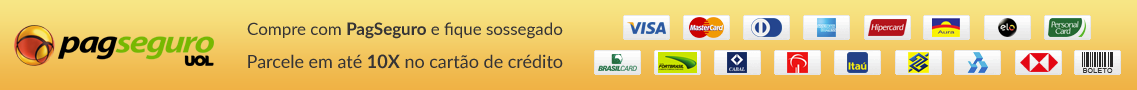 Pague em até 10X com o PagSeguro PagSeguro