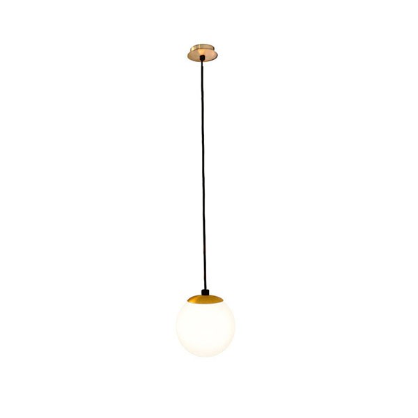 Pendente Dourado Globo De Vidro Branco Bancada Zan61 Pendente Dourado Globo De Vidro Branco Bancada Zan61